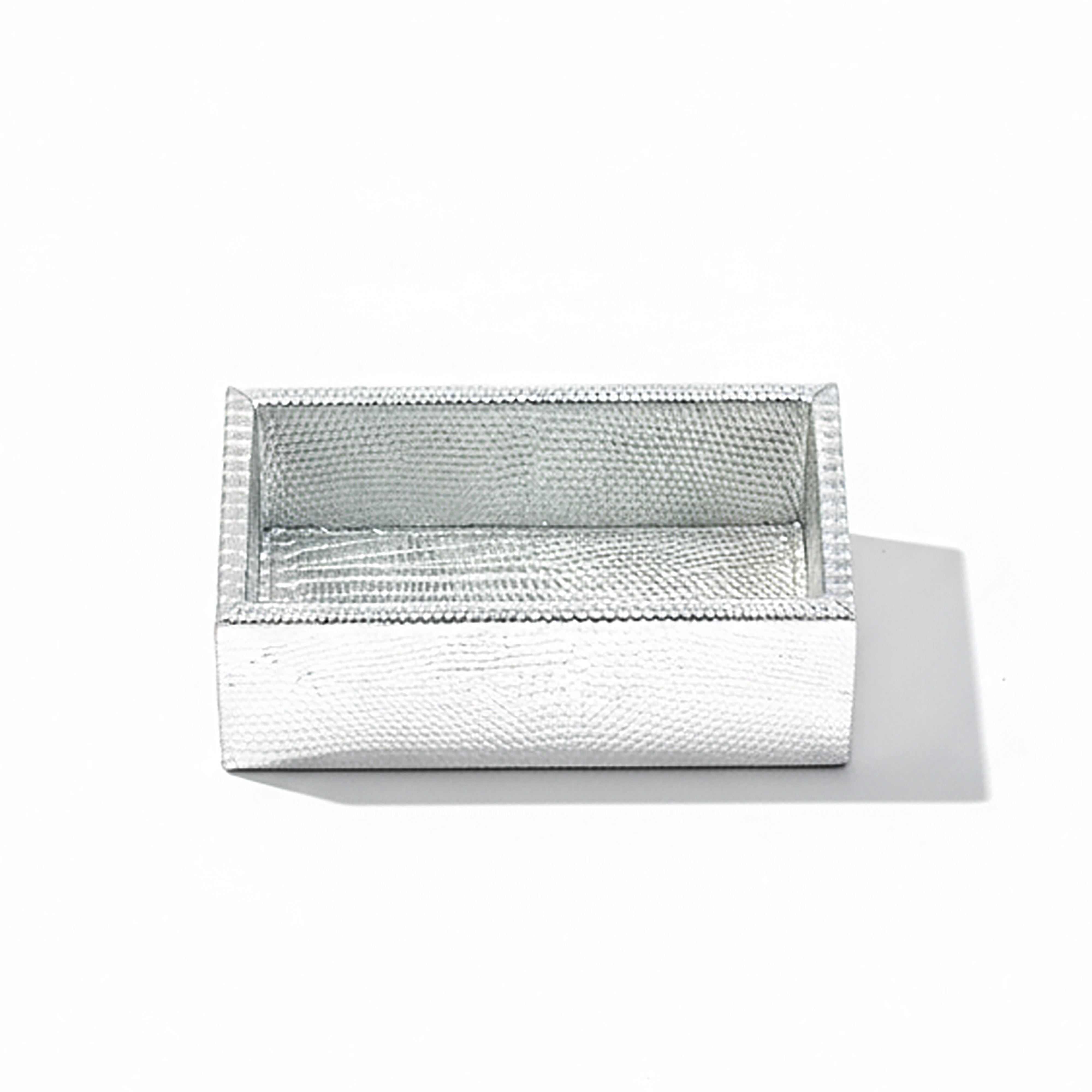 Pinetti. Bathroom Accessory Leather Box for Rings. Small Size