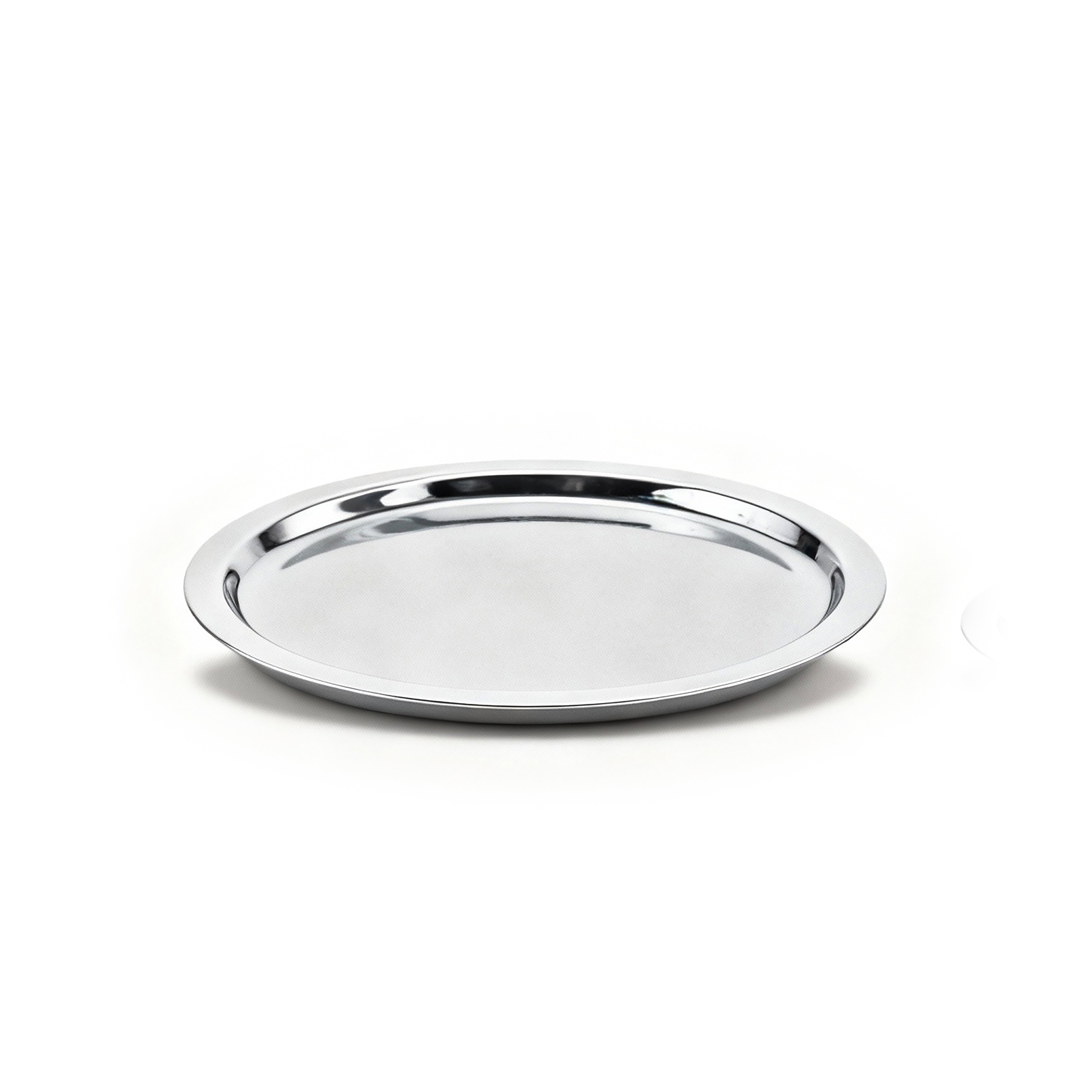 Pinetti. Round Stainless Steel Soap Dish. Small Size