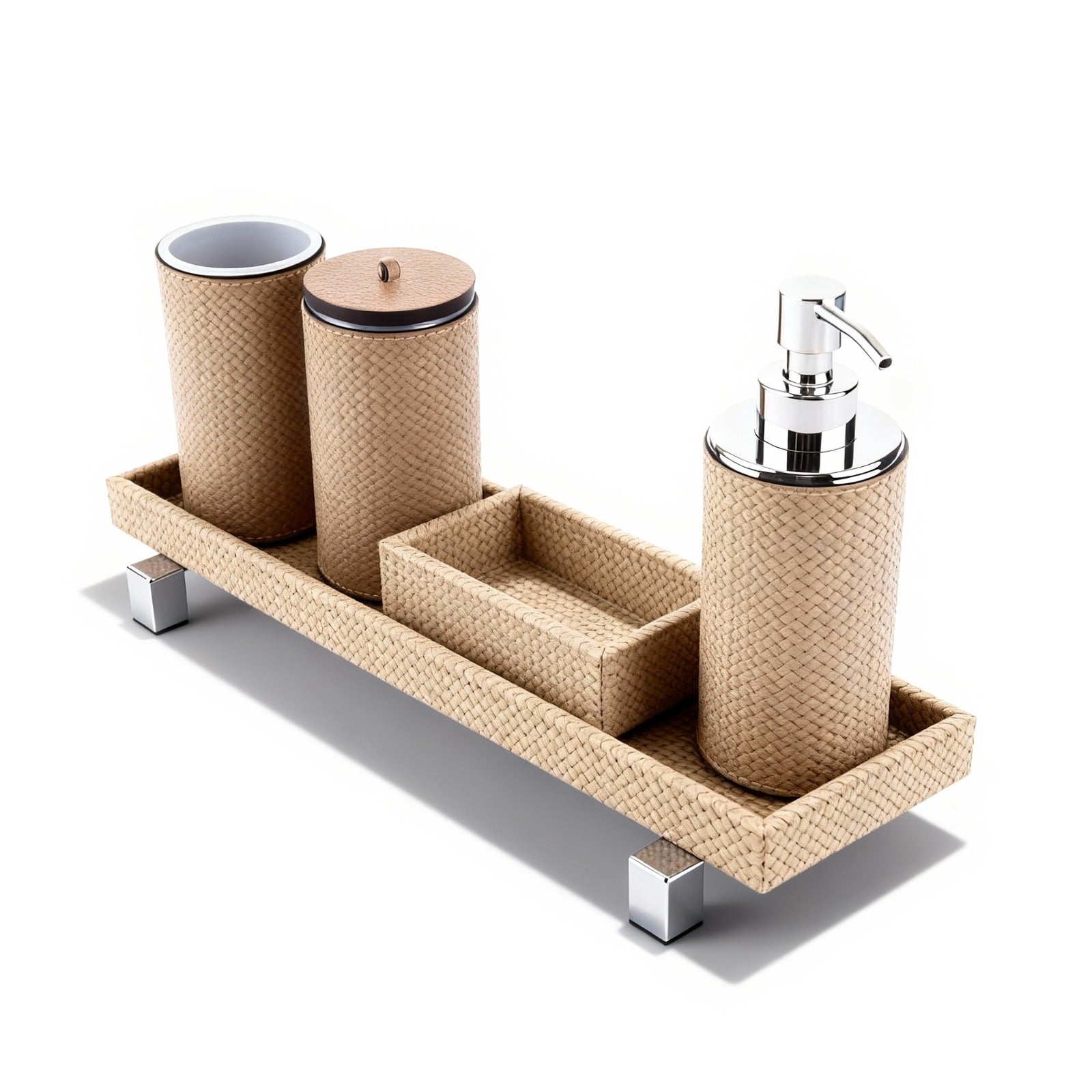 Pinetti. Poseidon Leather Bathroom Set.