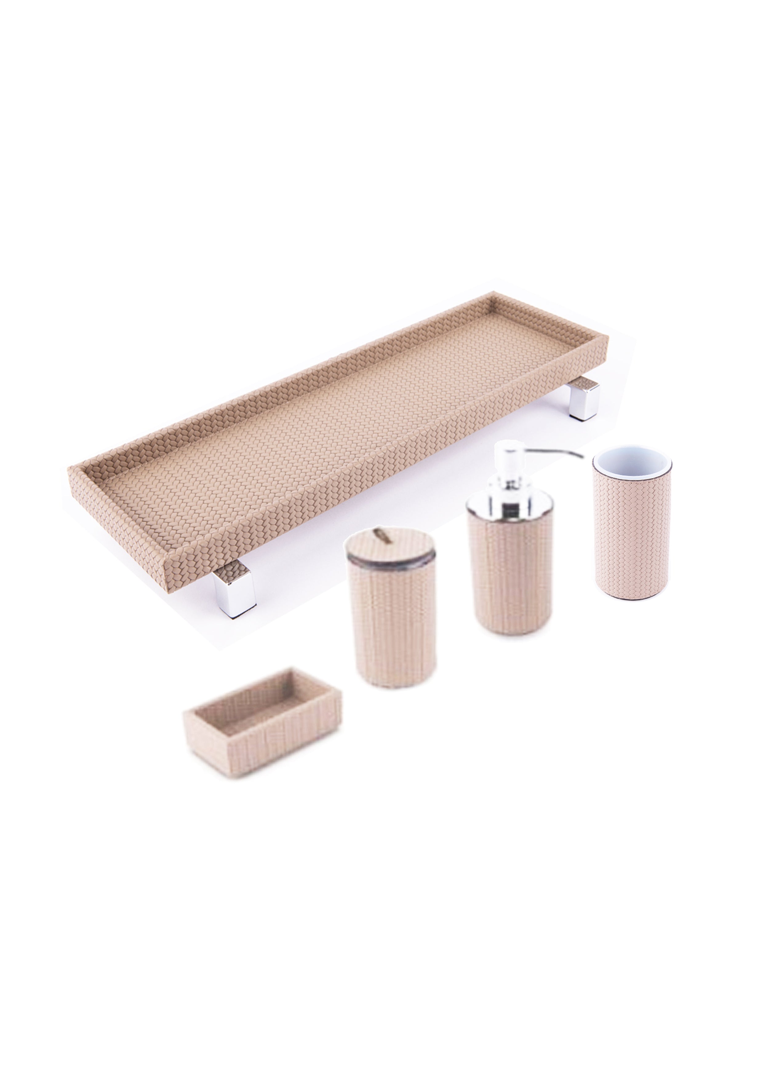 Pinetti. Poseidon Leather Bathroom Set.