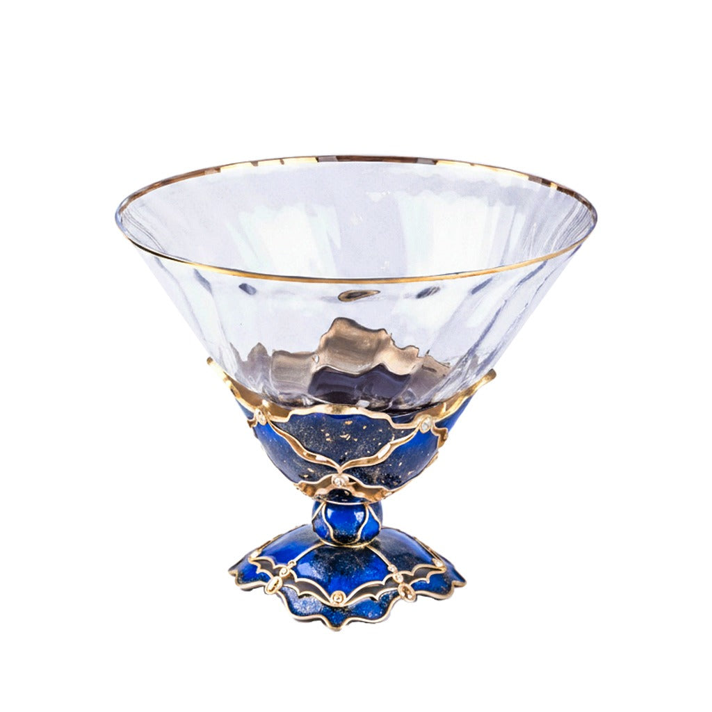 Jay Strongwater. Beau Pedestal Bowl Studded with Swarovski