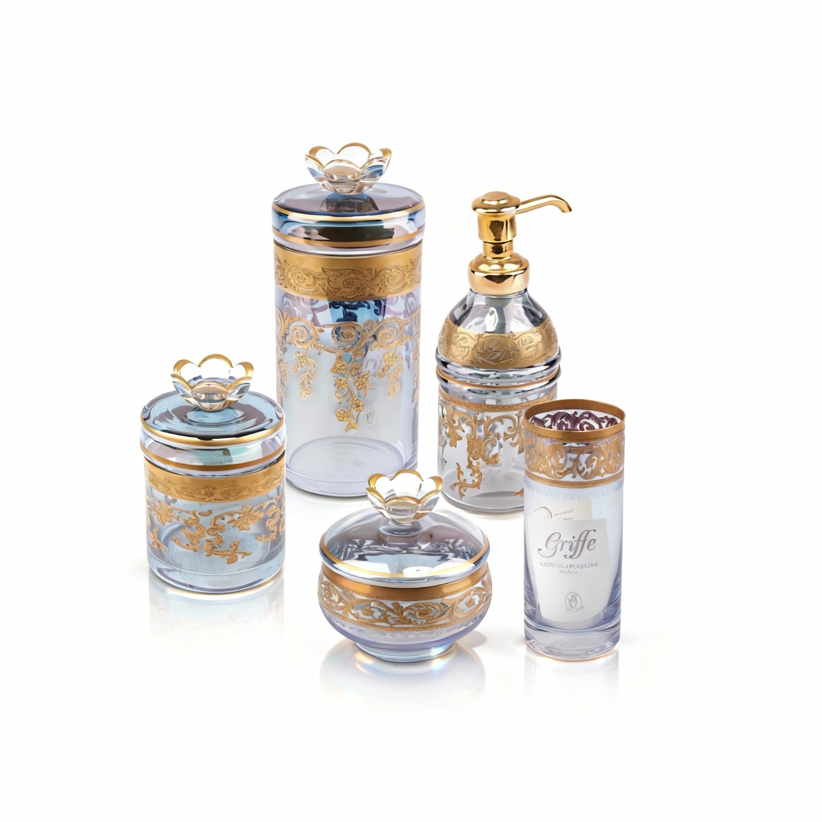 Vetrerie Di Empoli. Round Crystal Set