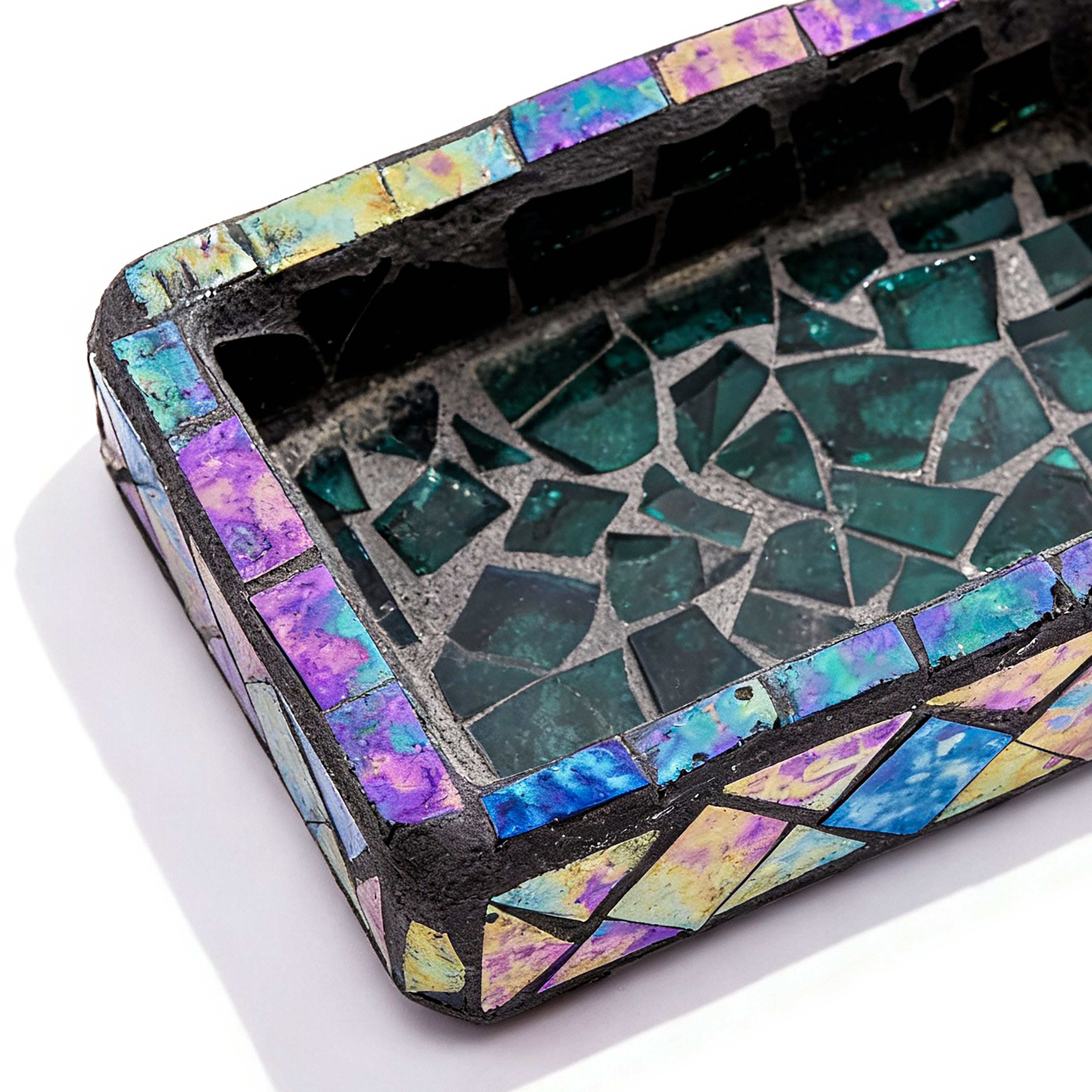 Idée Art Exclusive. Mosaic  Soap Dish. Small Size