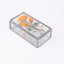 Idée Art Exclusive. Glass Souvenir Box with Flowers Illustration. Small Size