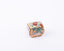 Idée Art Exclusive. Porcelain Box with Fruit Illustration. Small Size