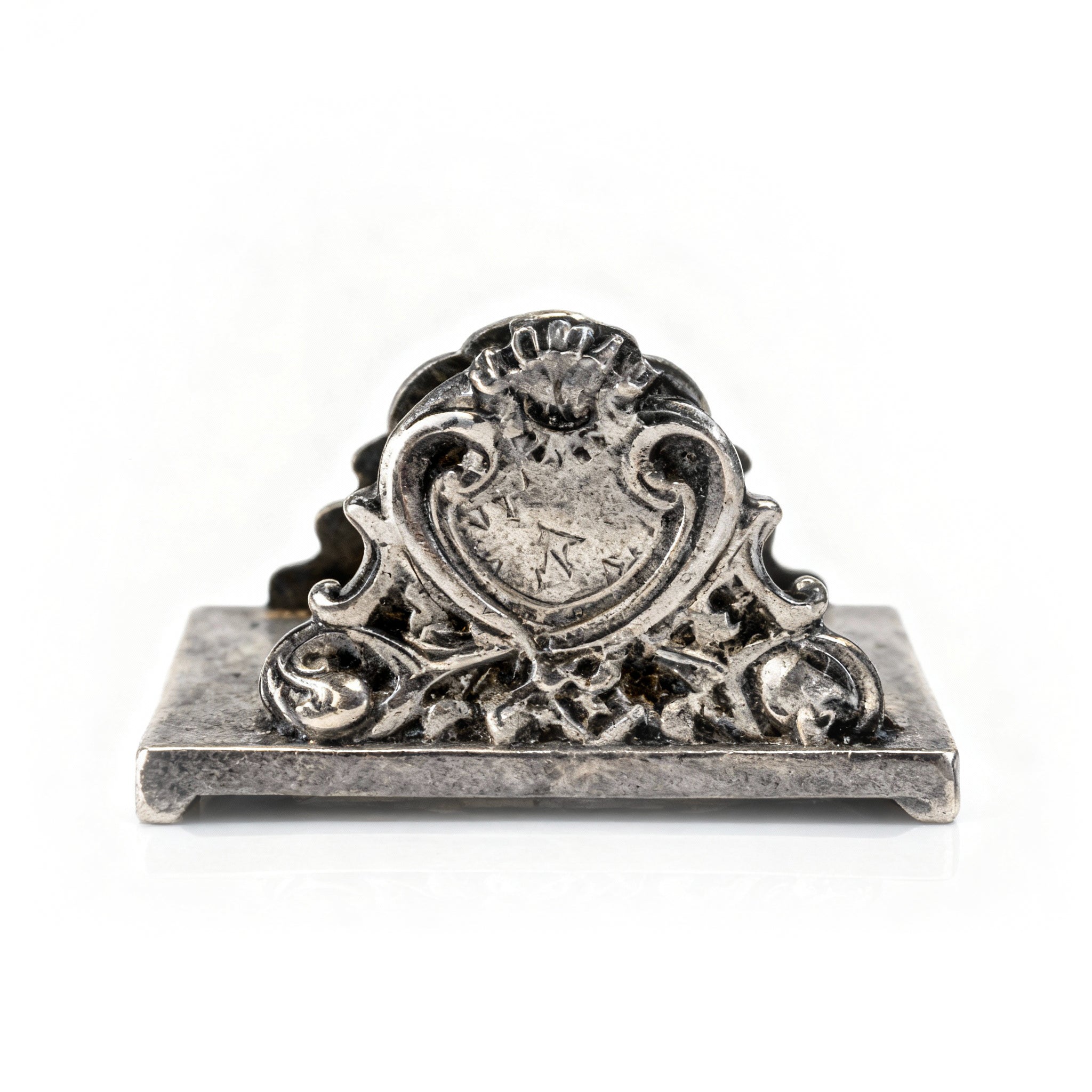 Idée Art Exclusive. Vintage Silver Card Holder. Small Size