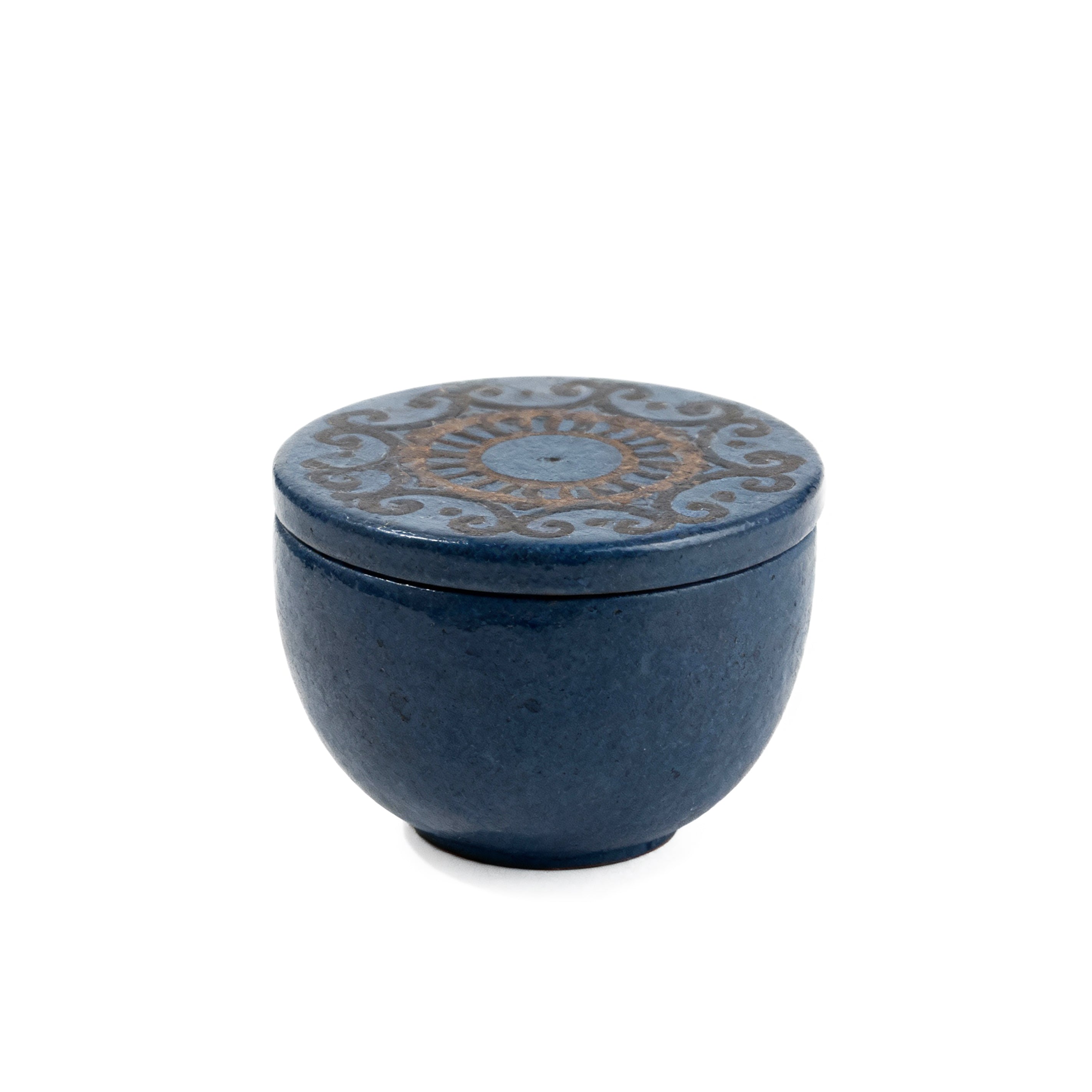 Idée Art Exclusive. Blue Porcelain Box. Small Size