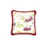 Idée Art Exclusive. Square White Cushion with Fruits Motif. Large Size