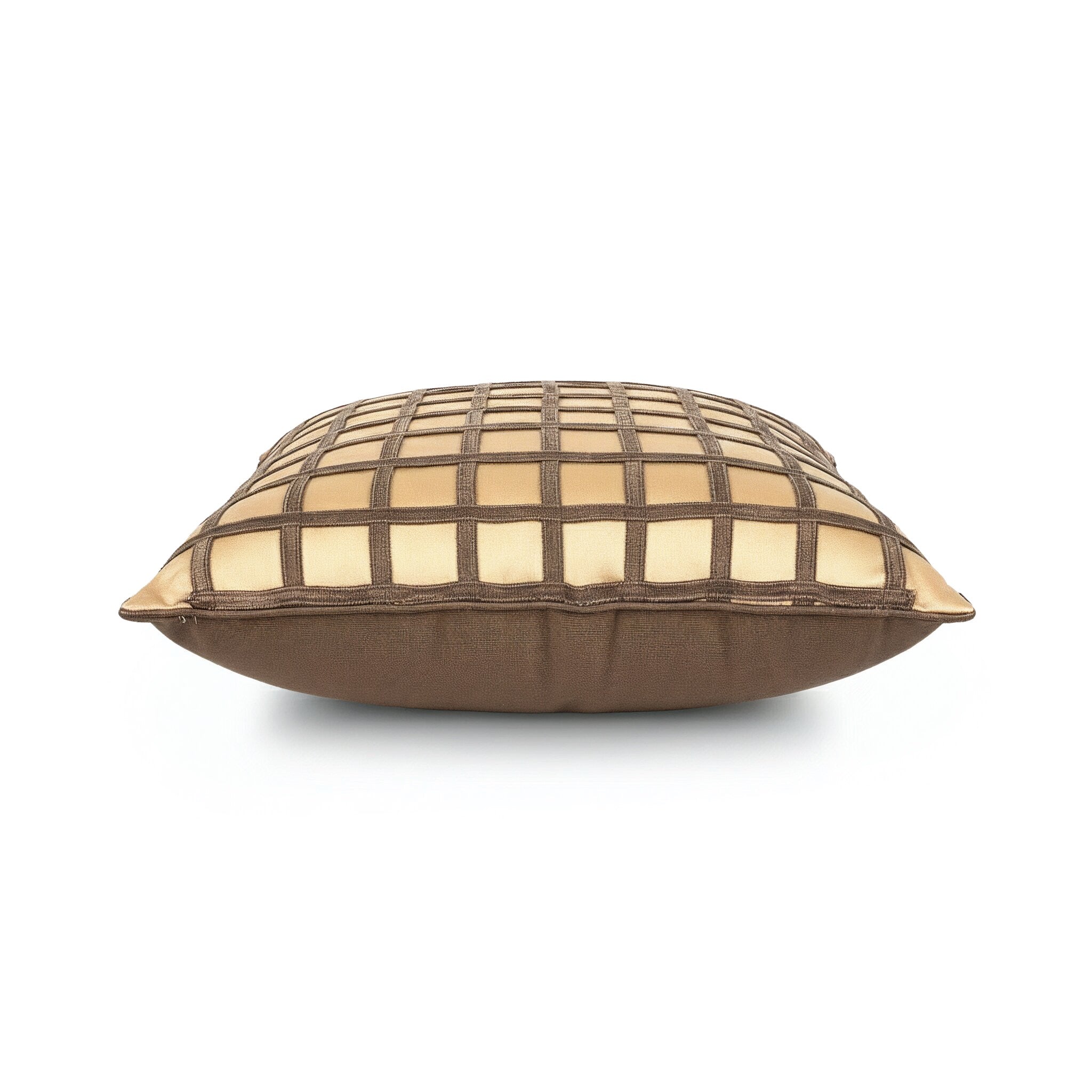 Idée Art Exclusive. Handmade Checkered Pattern Cushion. Medium Size