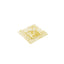 Idée Art Exclusive. Yellow Crystal Decorative Plate. Medium Size