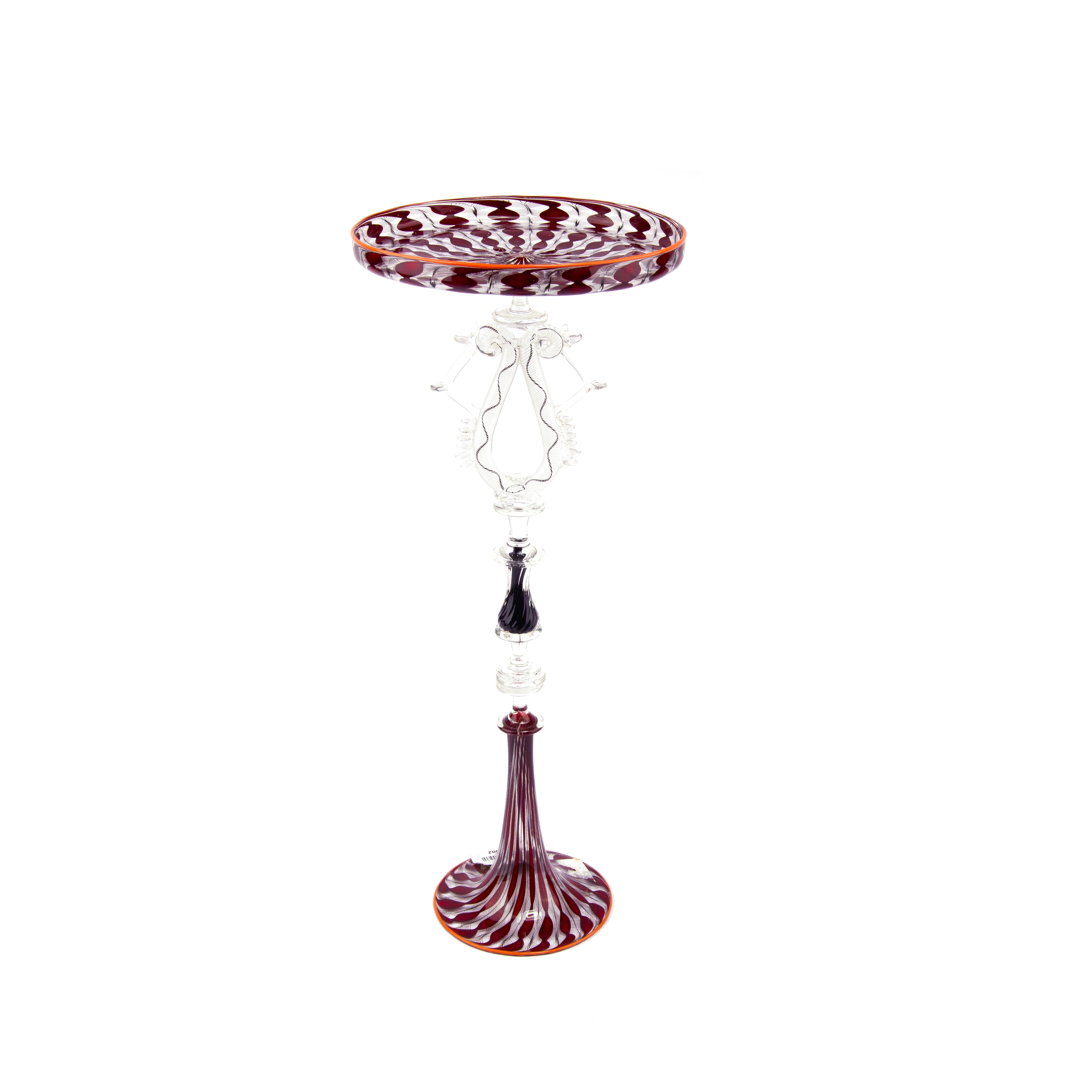 Idée Art Exclusive. Murano Glass Decorative Plate. Large Size