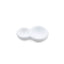 Idée Art Exclusive. White Porcelain Ashtray with Modern Design. Small Size