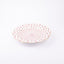 Idée Art Exclusive. Porcelain Decorative Plate with Red Floral Illustration. Medium Size