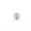 Idée Art Exclusive. Oval Porcelain Decorative Plate with Pink Flower Illustration. Extra Small Size