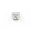 Idée Art Exclusive. Square Porcelain Decorative Plate with Pink Flower Illustration. Small Size