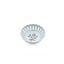 Idée Art Exclusive. Round Porcelain Decorative Plate with Pink Flower Illustration. Small Size
