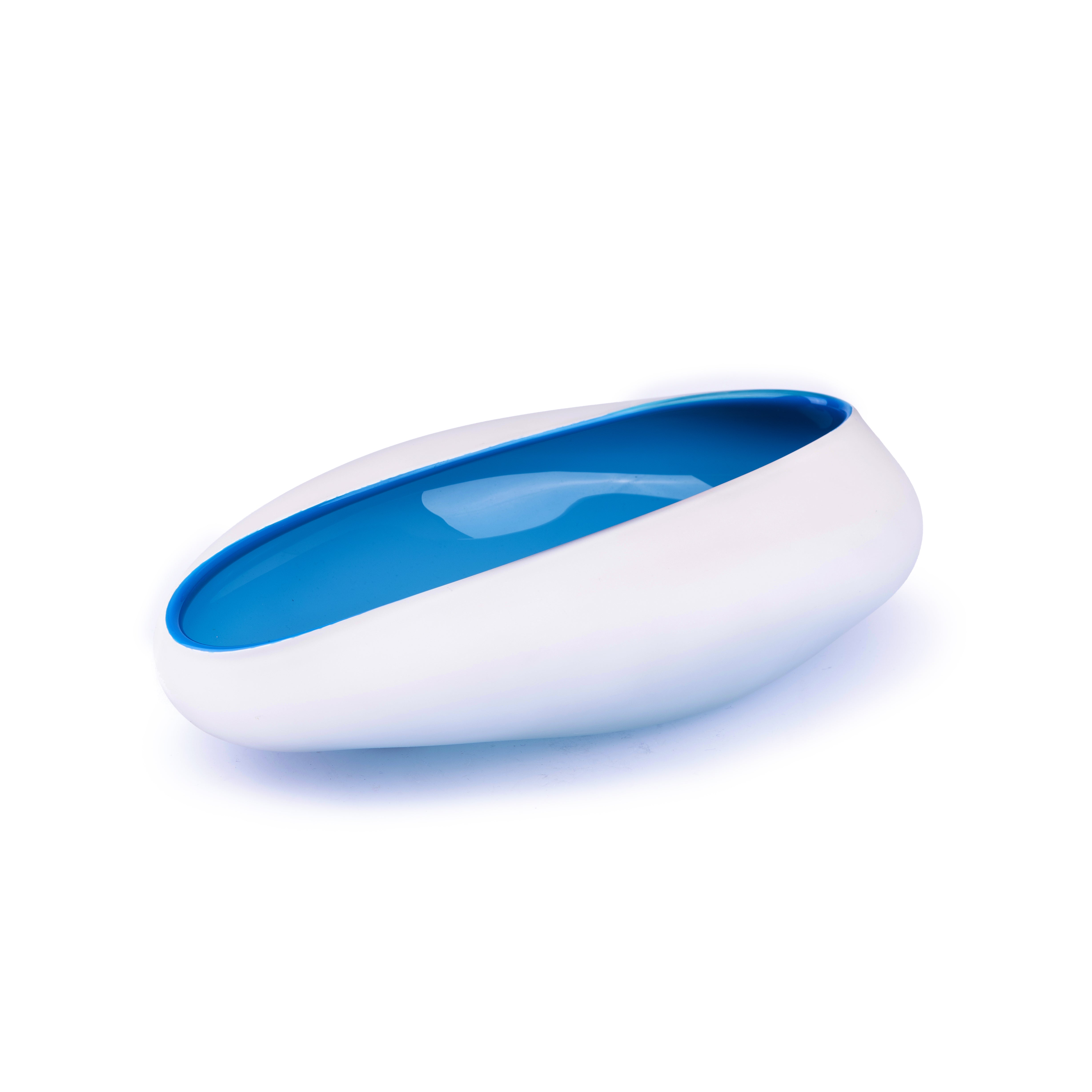 Idée Art Exclusive. Glass Decorative Plate. Large Size