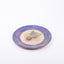 Idée Art Exclusive. Glass Decorative Plate with Fruit Illustration. Medium Size