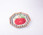 Idée Art Exclusive. Glass Decorative Plate with Apple Illustration. Medium Size