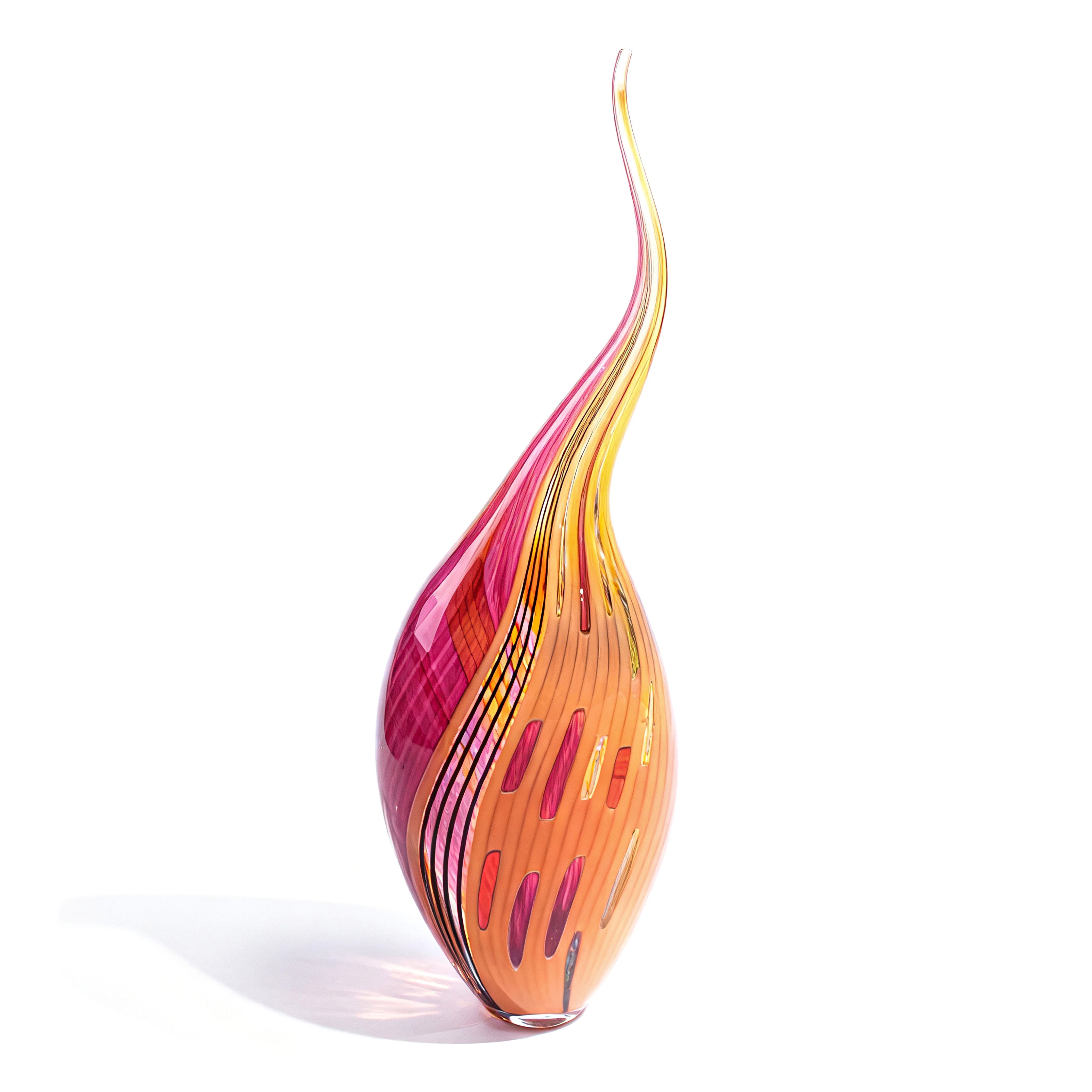 Idée Art Exclusive. Illusion Blown Glass Sculpture. Large Size