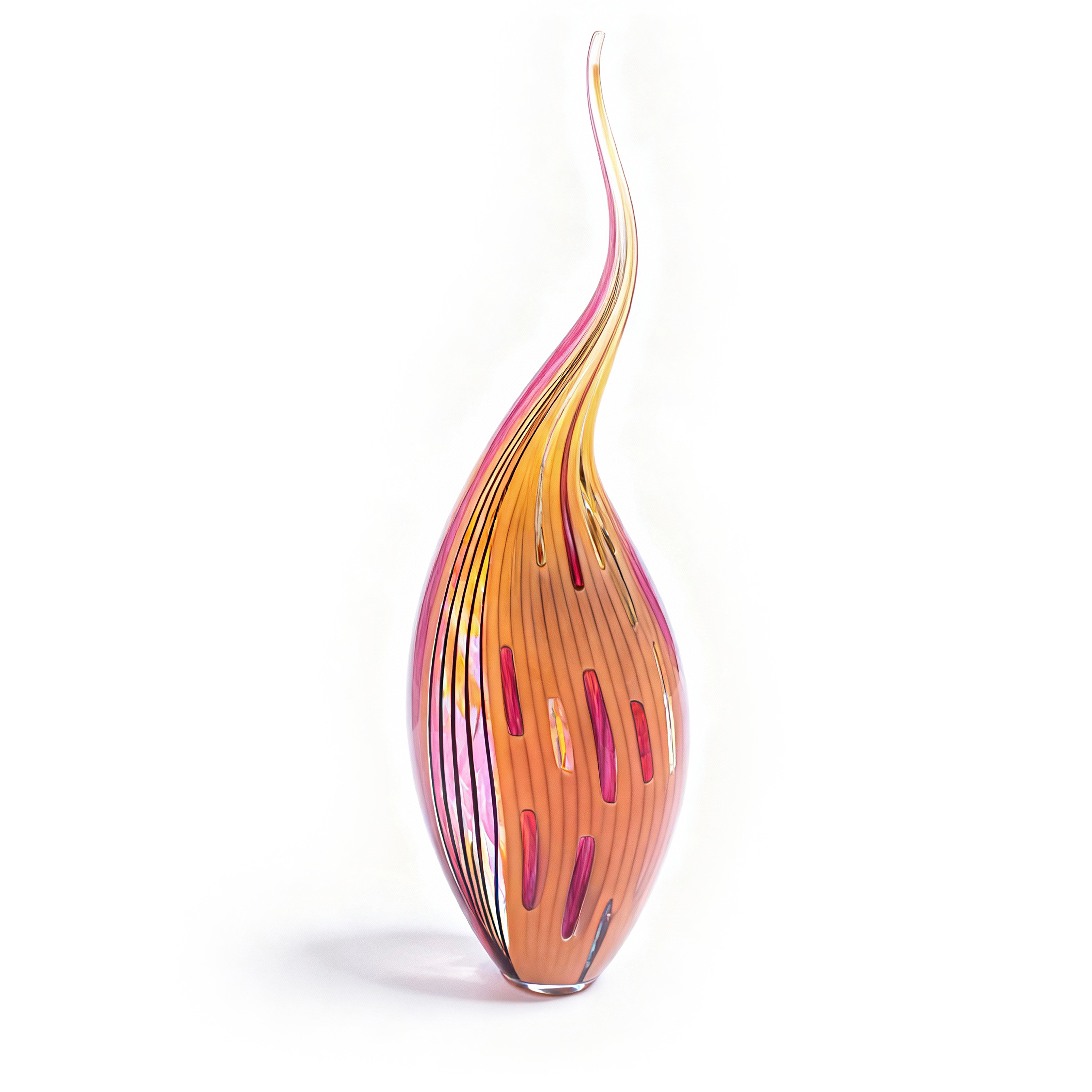 Idée Art Exclusive. Illusion Blown Glass Sculpture. Large Size