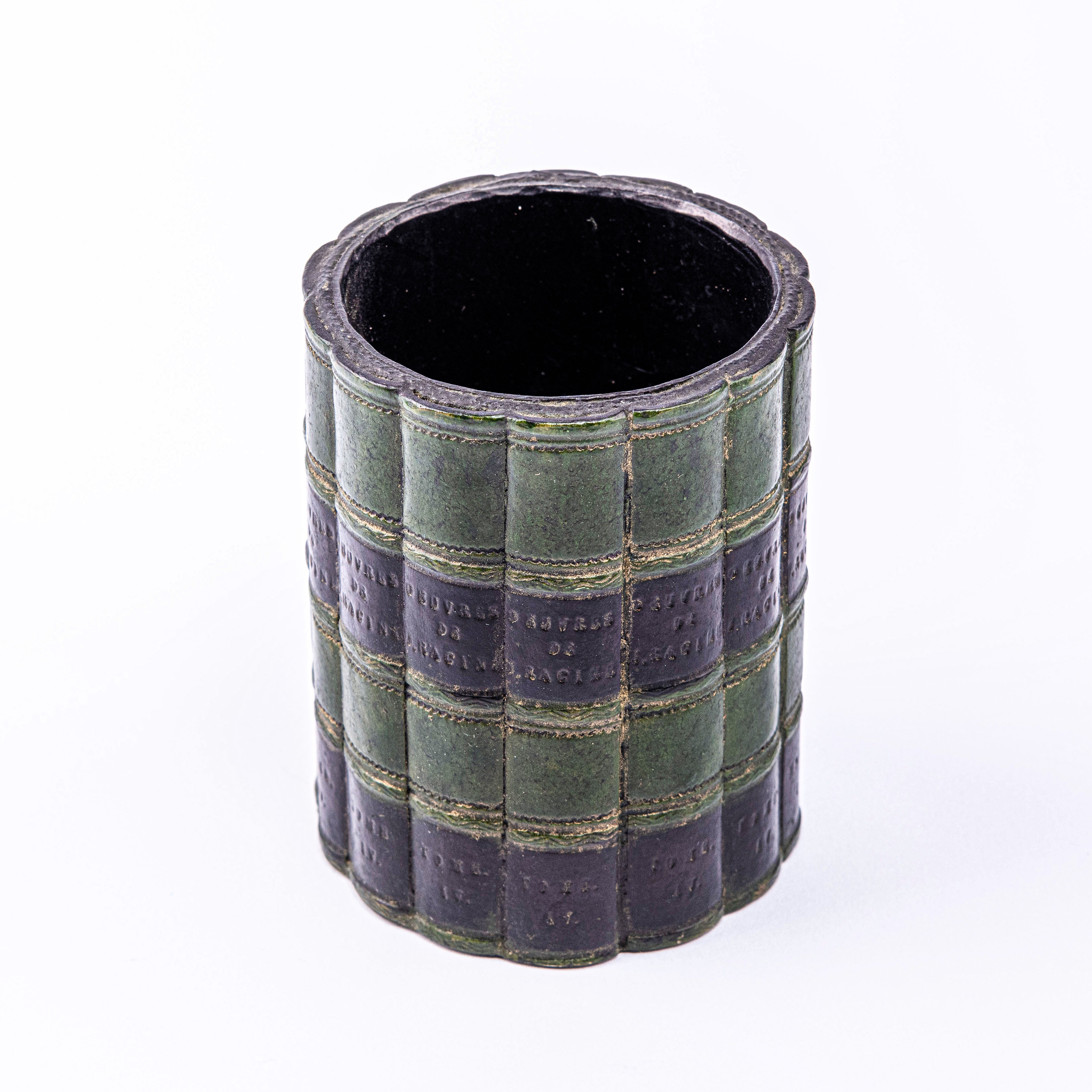 Idée Art Exclusive. Pen Holder in a Book Cover Shape. Small Size