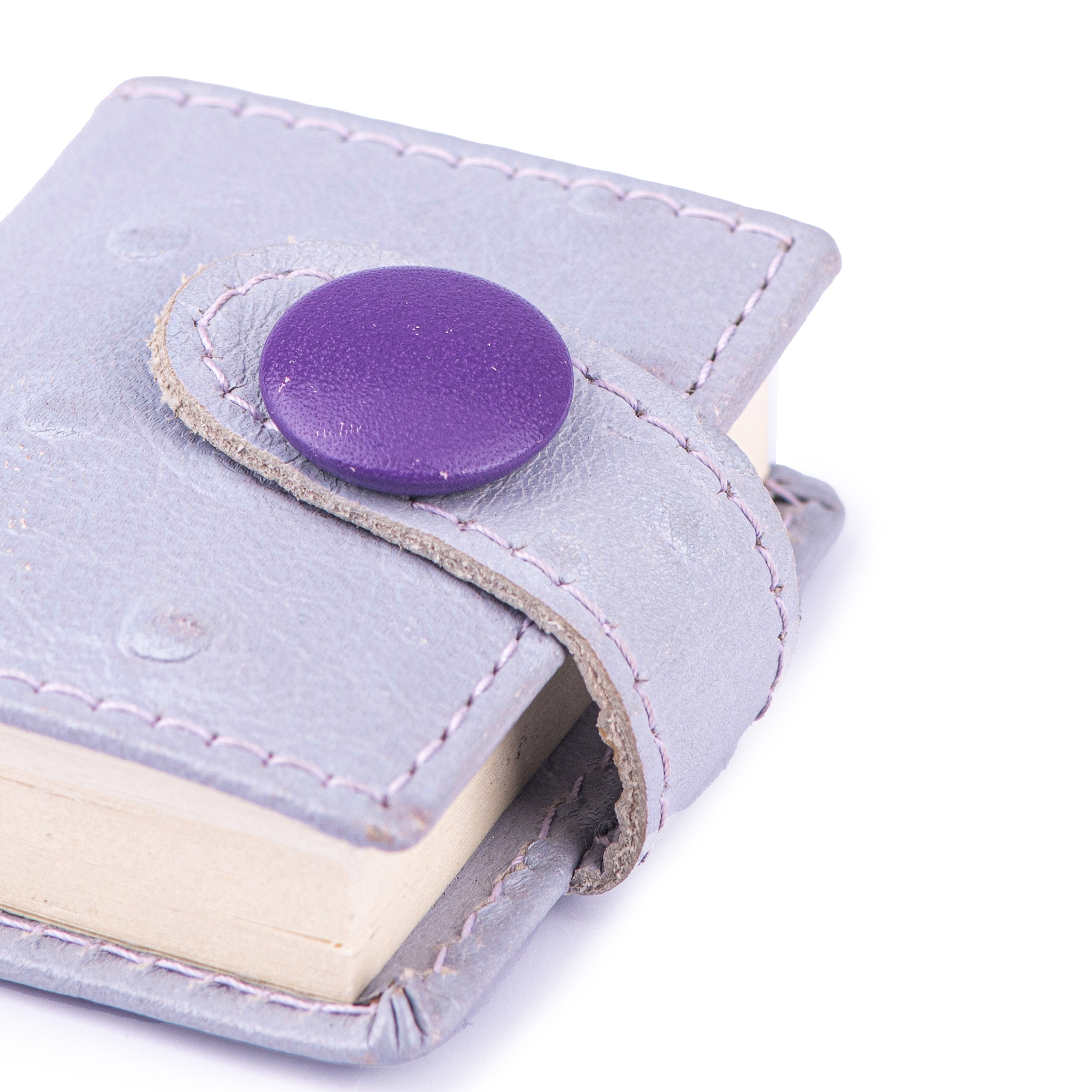 Idée Art Exclusive. Purple Leather Notebook. Small Size