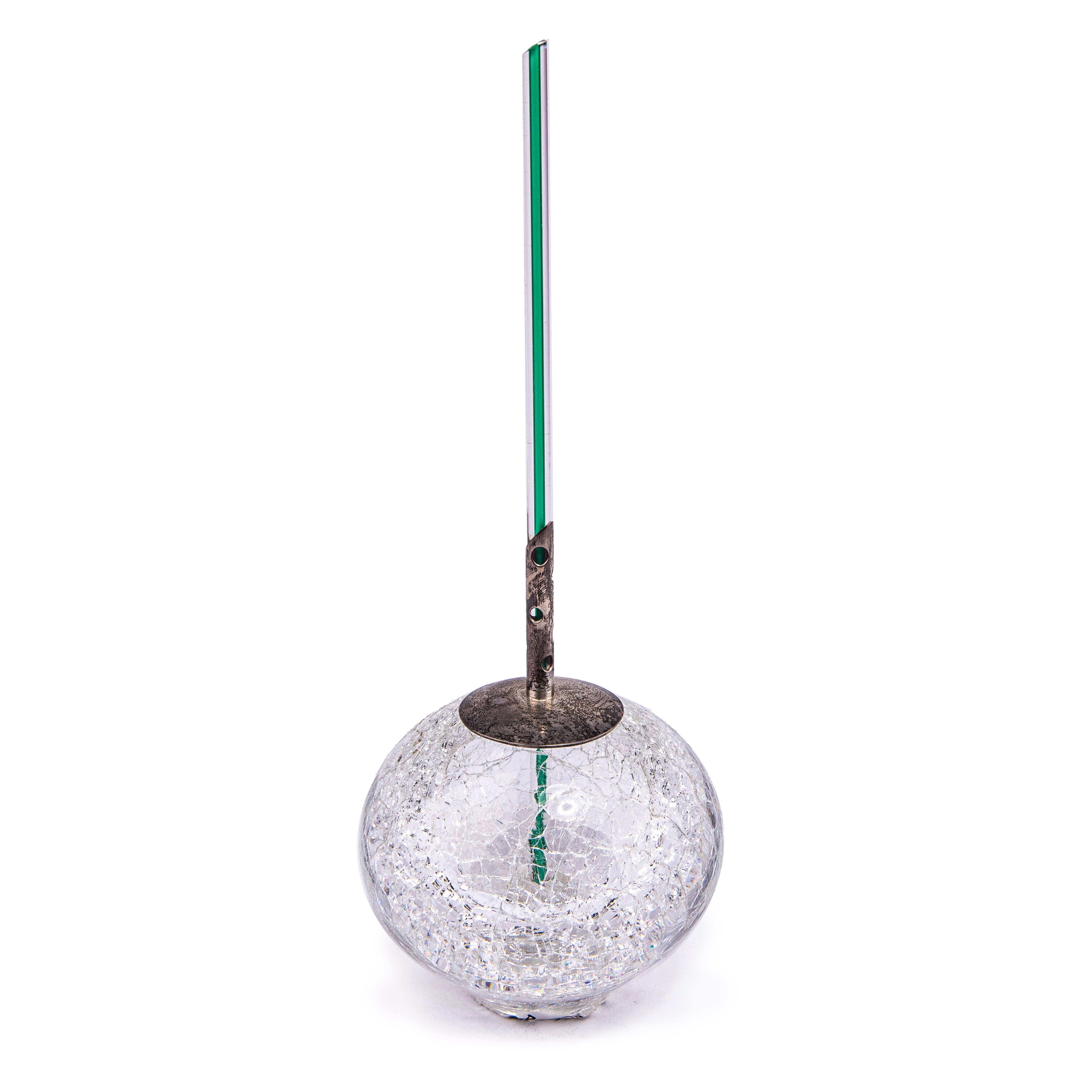 Idée Art Exclusive. Vintage Perfume Bottle in Cracked Glass Design. 70 ml