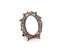 Idée Art Exclusive. Grey Picture Frame Studded with Swarovski. Medium Size