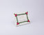 Idée Art Exclusive. Wooden Picture Frame with Flower Garland. Medium Size