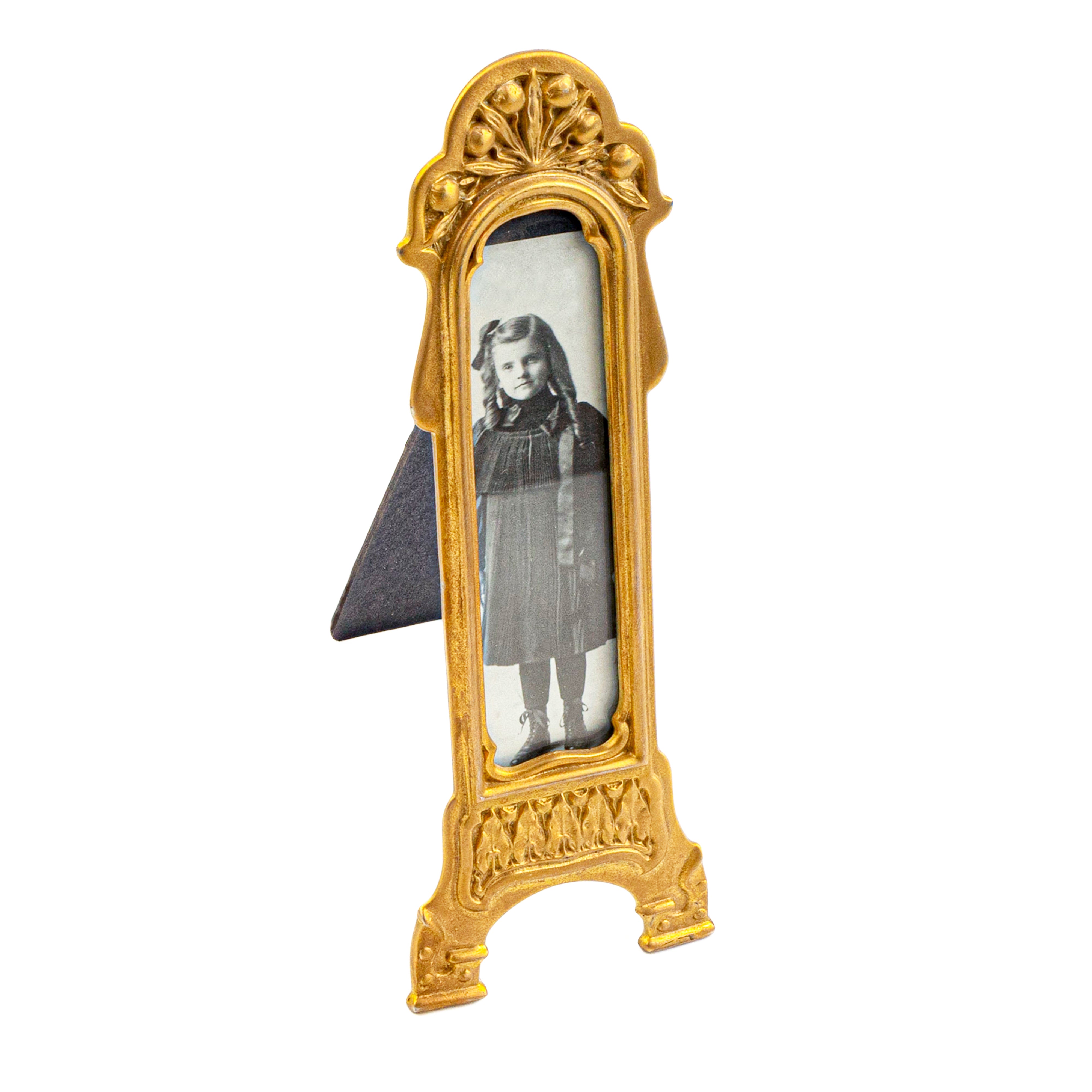 Idée Art Exclusive. Oval Shaped Bronze Photo Frame. Medium Size