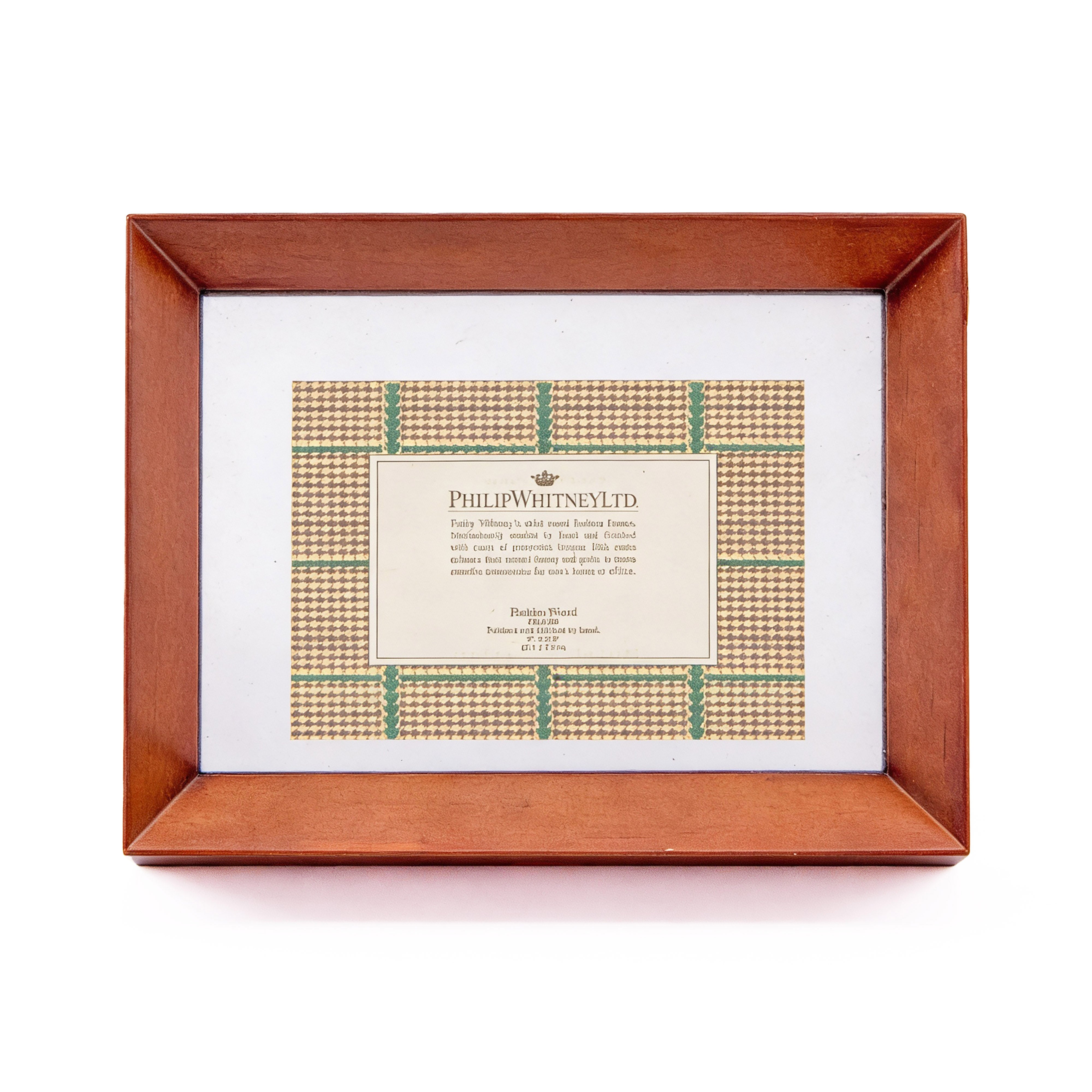 Idée Art Exclusive. Light Brown Wooden Picture Frame. Medium Size