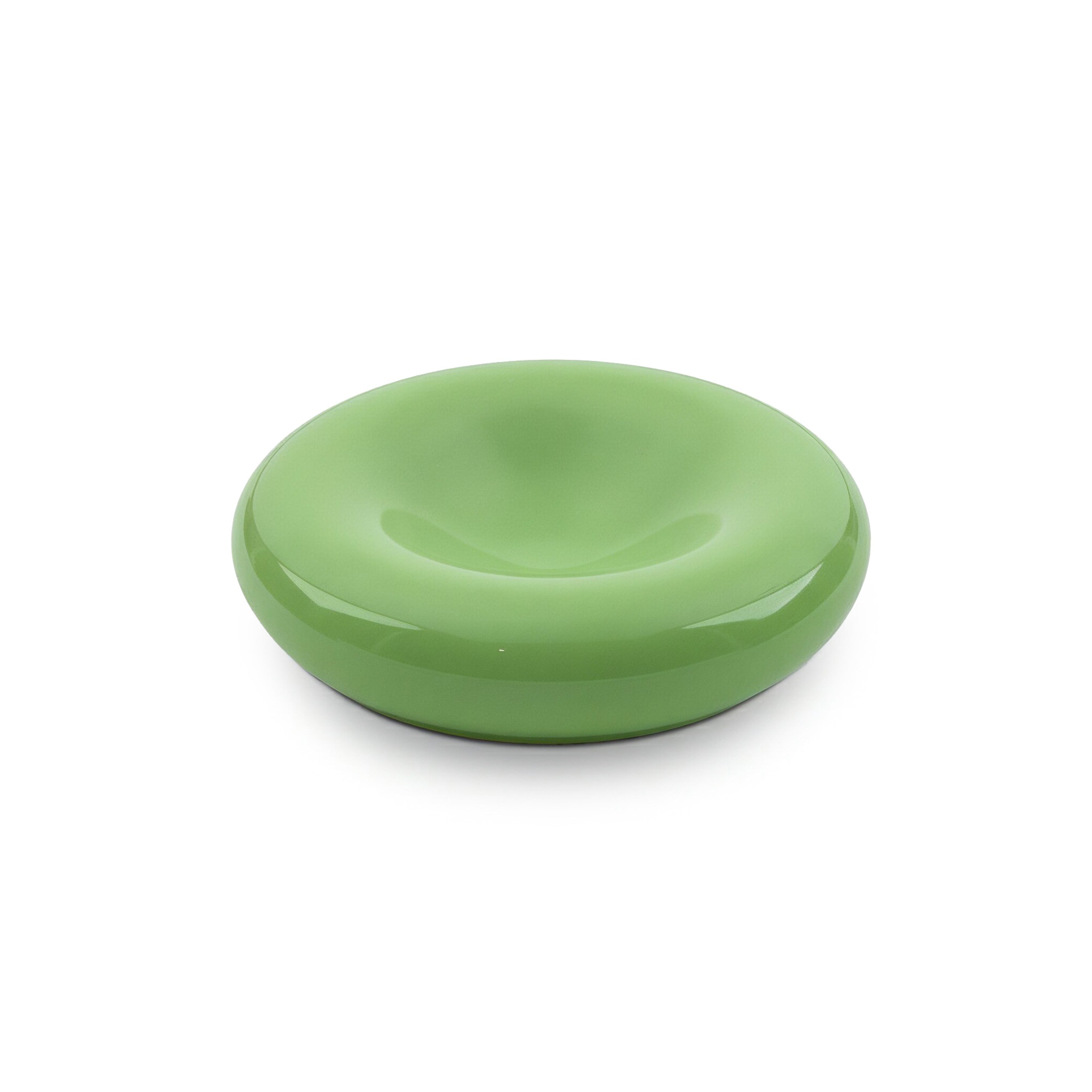 Idée Art Exclusive. Green Porcelain Ashtray. Medium Size