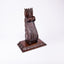 Idée Art Exclusive. Wooden Floating Shelf in Roman Vintage Design. Large Size