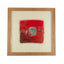 Idée Art Exclusive. Hand-painted Portrait With Wooden Frame Illustrating Fruits & Heart. Large Size