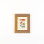 Idée Art Exclusive. Tableau with Orange Mushroom Illustration. Medium Size