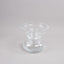 Idée Art Exclusive. Circular-Shaped Layered Crystal Vase. Large Size