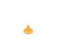 Idée Art Exclusive. Orange Coloured Glass Vase. Small Size