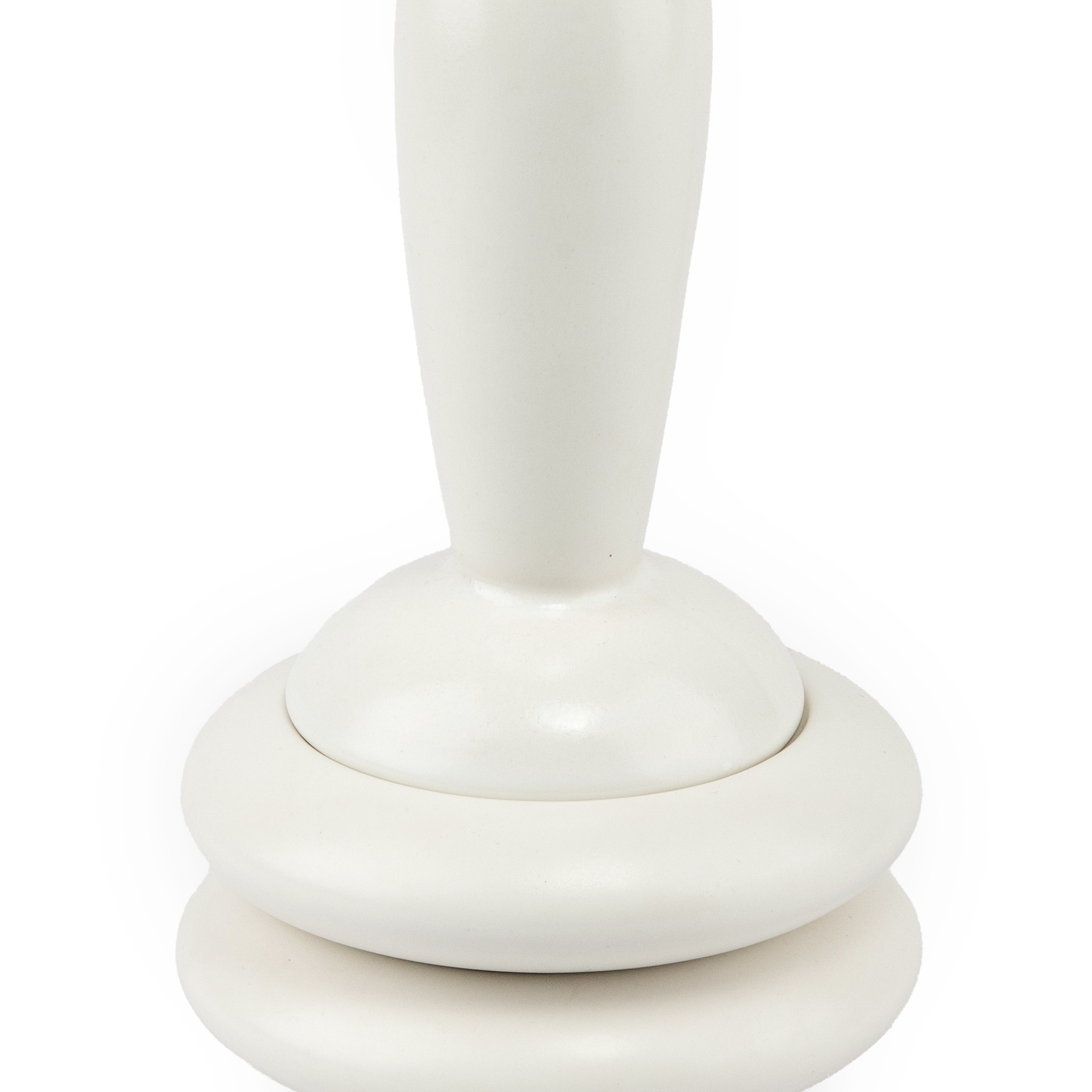 Idée Art Exclusive. Set of White Porcelain 2 Ashtrays with Lid. Medium Size