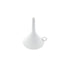 Idée Art Exclusive. White Porcelain Vase In The Shape Of Upside Down Funnel. Medium Size