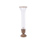 Idée Art Exclusive. Handmade Crystal Vase With Bronze Base. Large Size