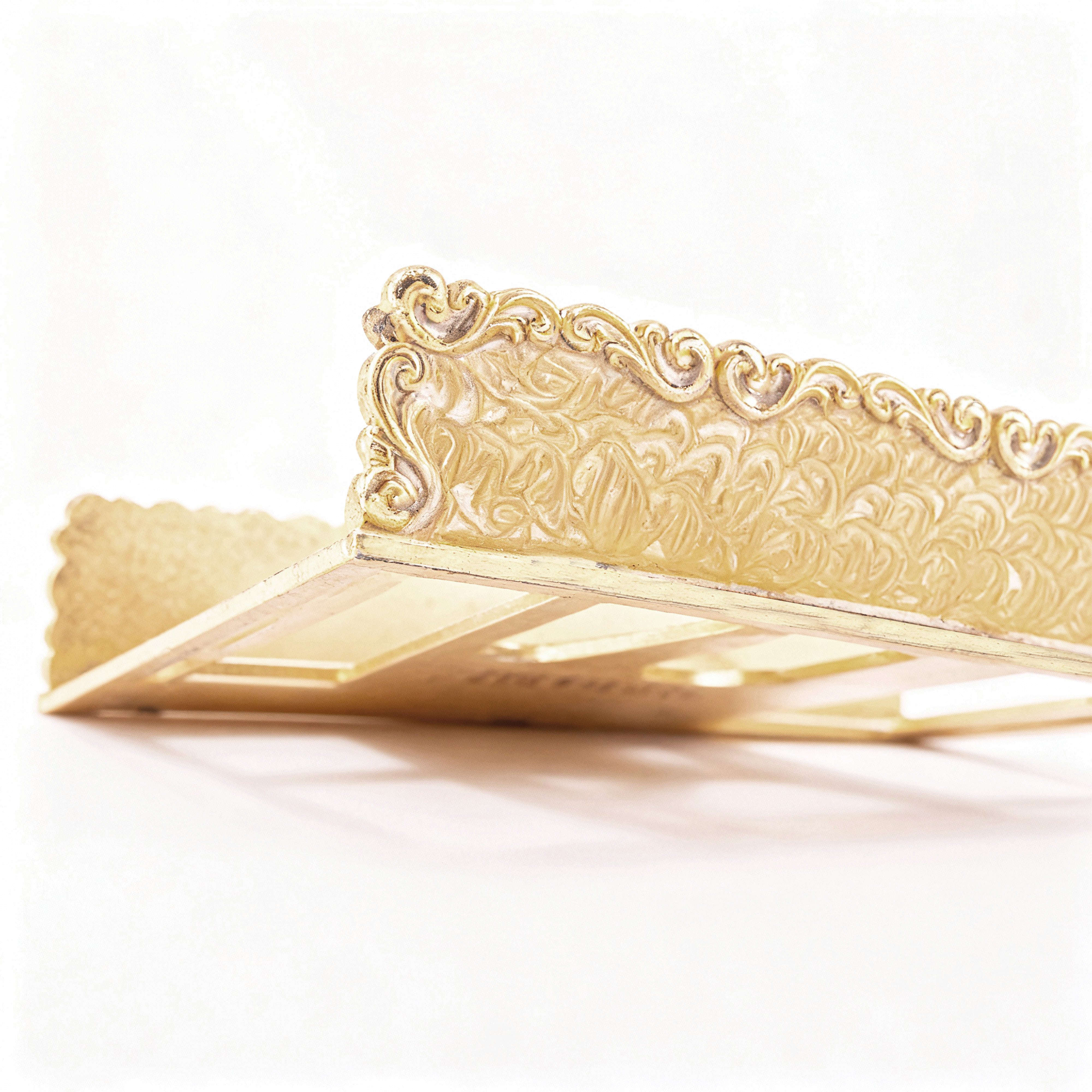 Mike + Ally. Golden Towel Tray