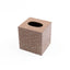 Mike + Ally. Brown Tissue Box Studded with Swarovski & Pearls. Medium Size