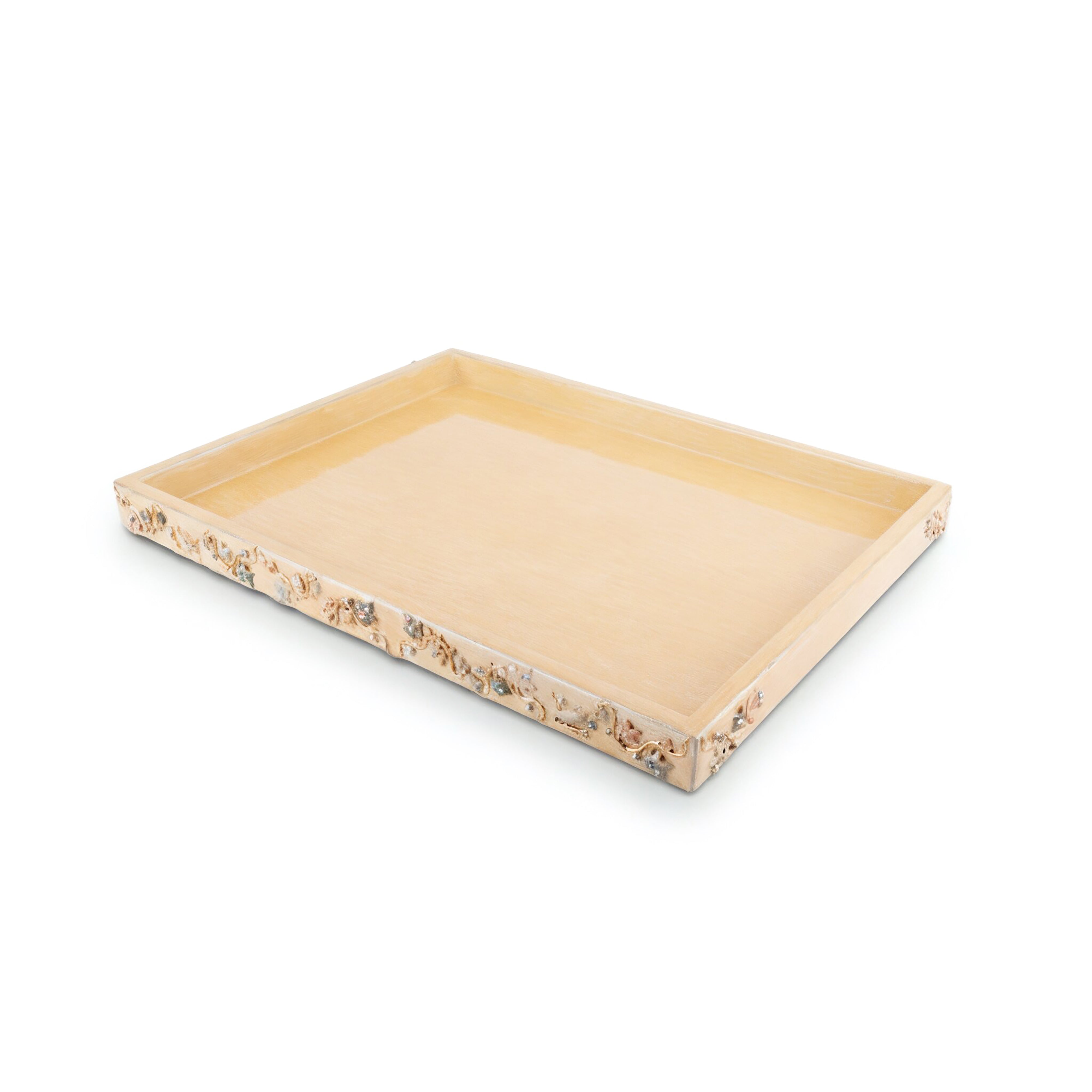 Mike + Ally. Eden Serving Tray Studded with Crystals