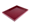 Mike + Ally. Caviar Serving Tray with Pearls in Burgundy