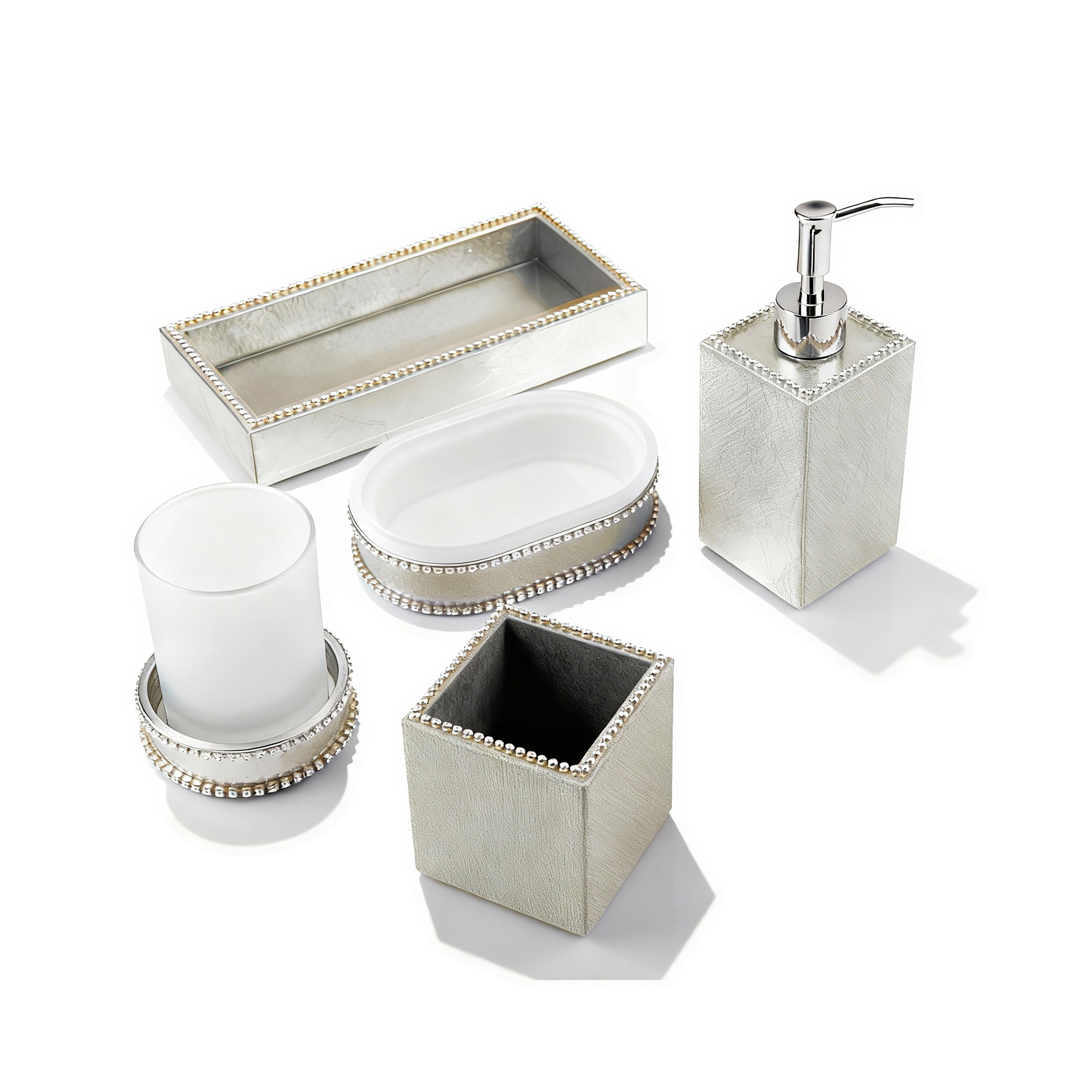 Mike + Ally. Audrey Bathroom Accessories Set.