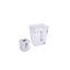Mike + Ally. A set of Plexiglass Wastebasket & Tissue Box