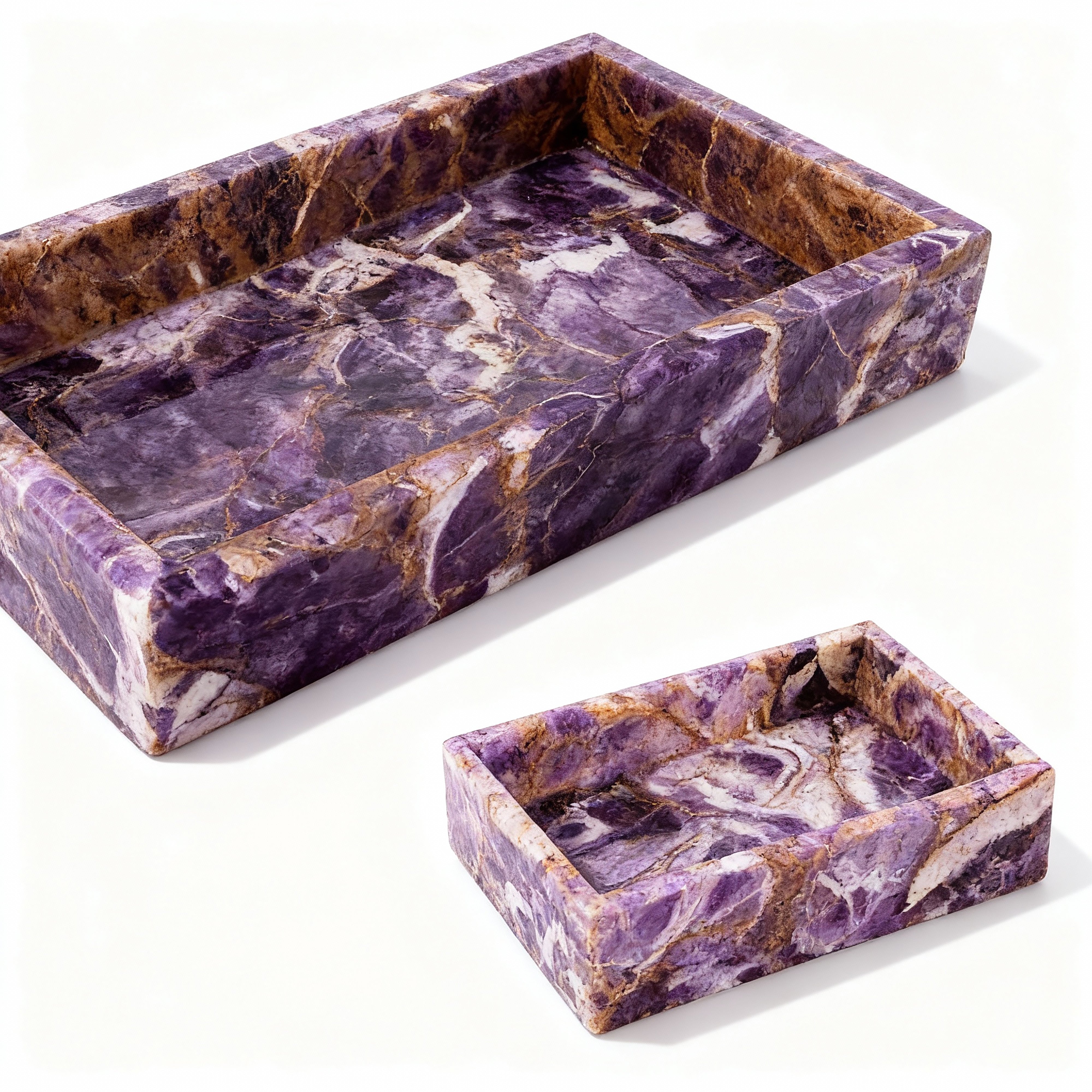 Mike + Ally. Marble Bathroom Accessories .