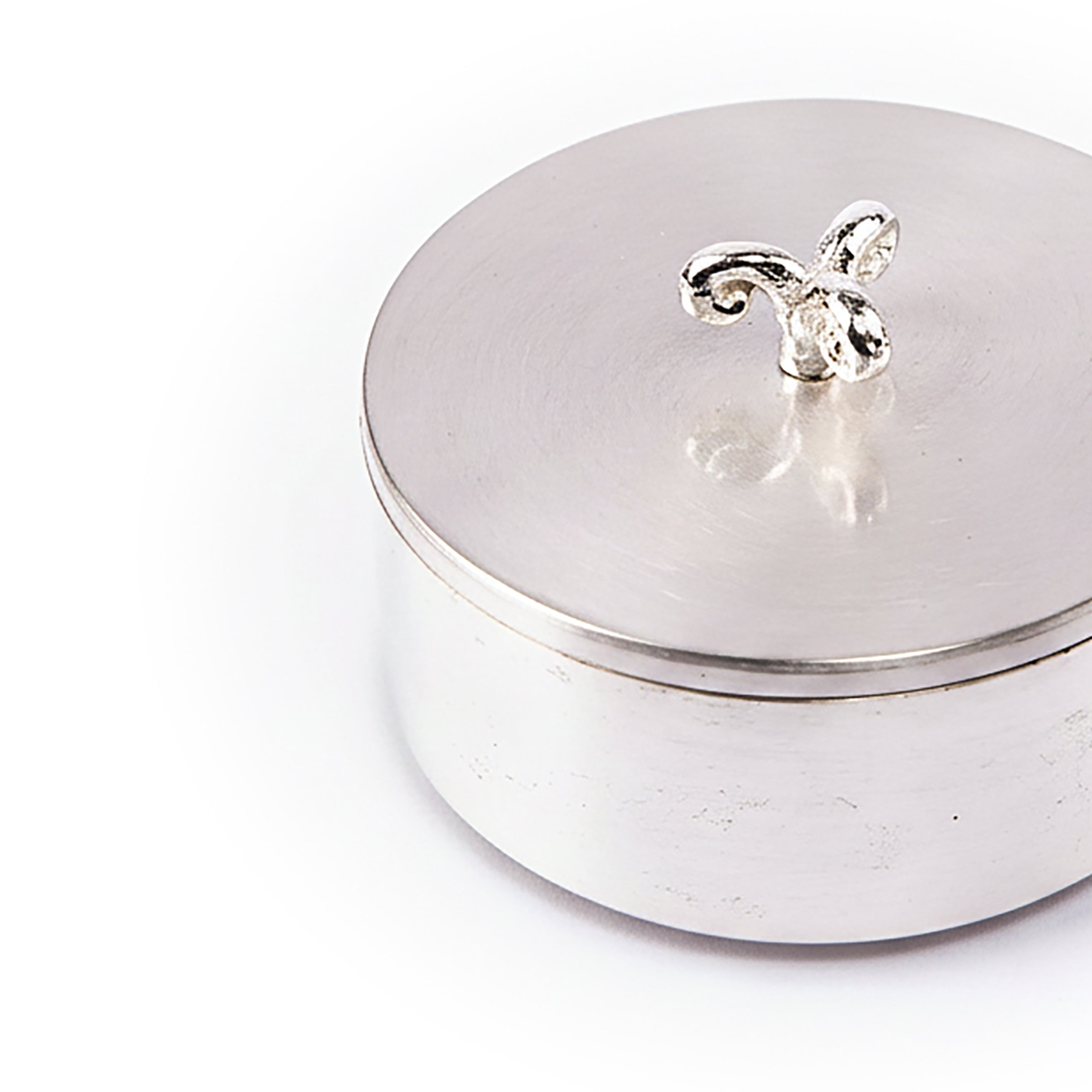 Modulus. Silver Round Box. Small Size