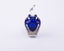 Correia Art Glass. Azure Crystal Perfume Bottle. 30 ML